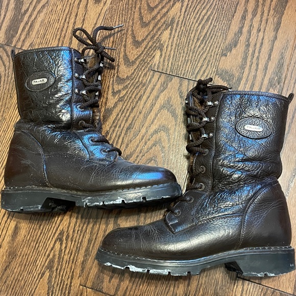 Pajar brown vintage lace up boots - Picture 1 of 3